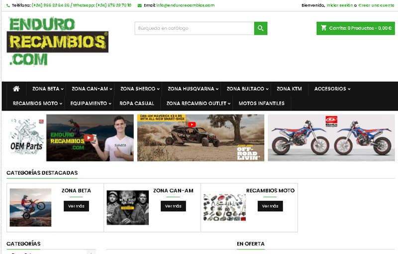 Enduro Recambios